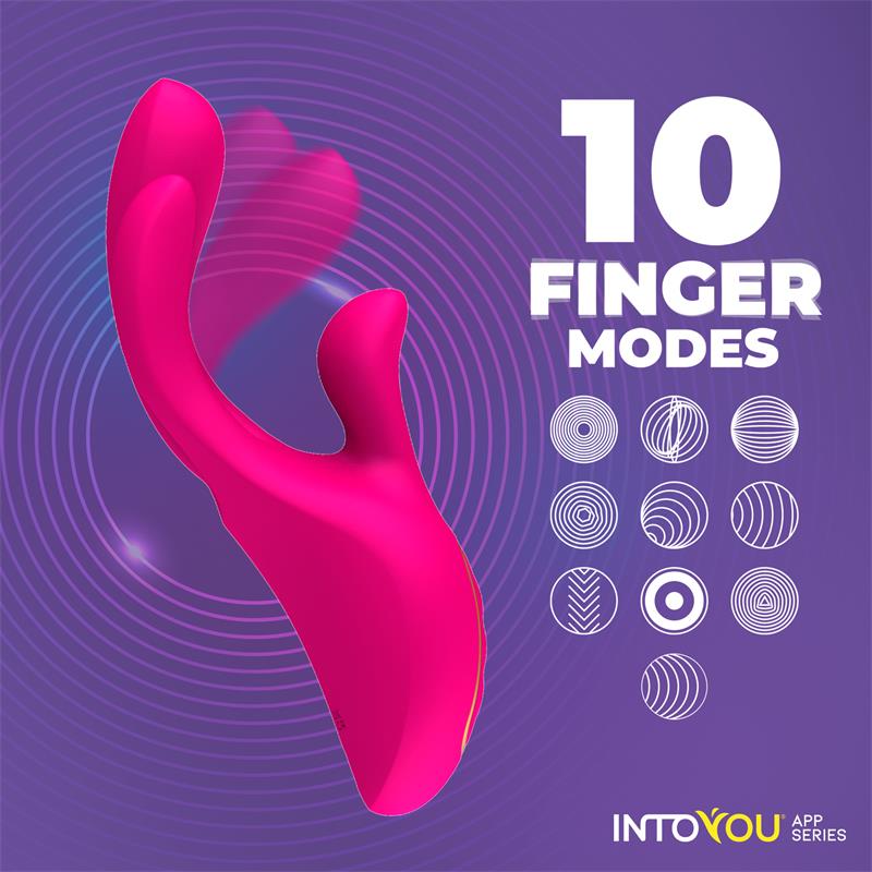 Vibrador con Movimiento Finger 3 Motores y APP INTOYOU APP SERIES Derek