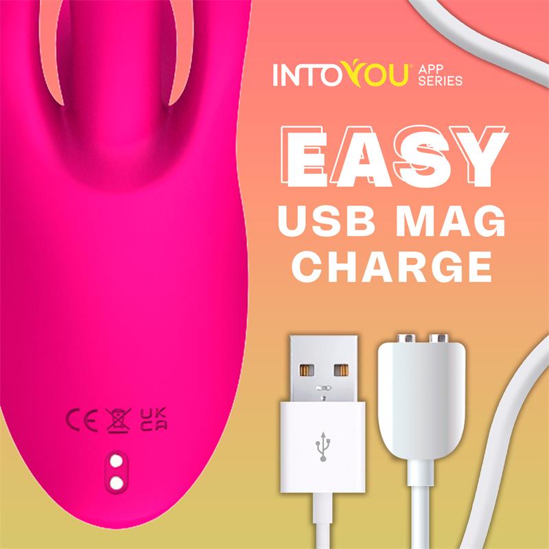 Vibrador con Movimiento Finger 3 Motores y APP INTOYOU APP SERIES Derek