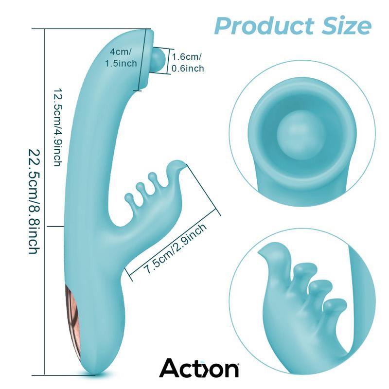 ACTION Estimulador Con Vibración Clítoris y Punto G MURLY SOFT MASSAGING BALL 360º