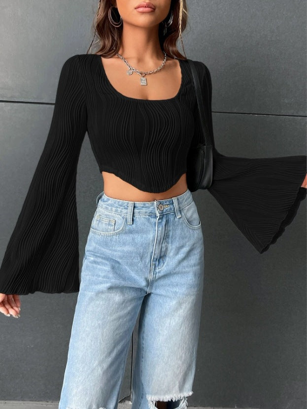 Blusa Top Boho Manga Larga BETH