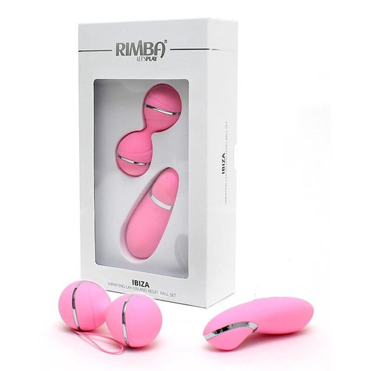Bolas Kegel IBIZA ROSA con control remoto y función de vibración para fortalecer el suelo pélvico con estilo y placer.