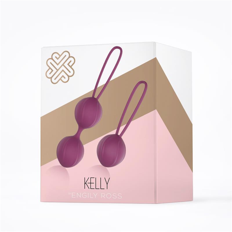 Bolas Vaginales Silicona Púrpura Kegel de Engily Ross Kelly