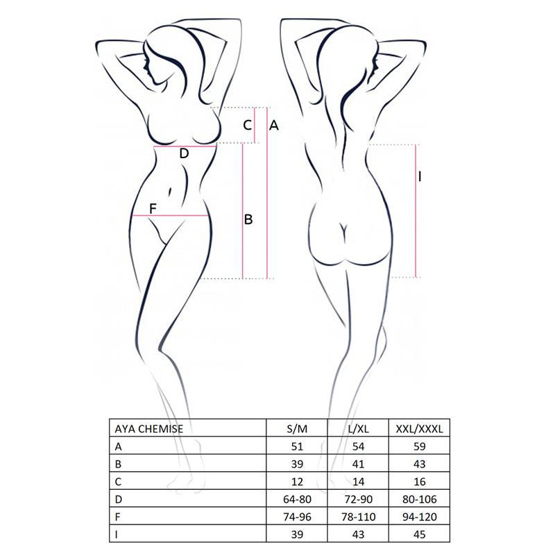 Chemise Transparente Negro AVANUA AYA