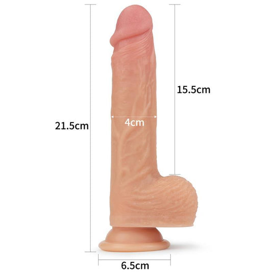 Dildo Con Vibración y Rotación LIAM NATURAL LOVETOY NATURE COCK