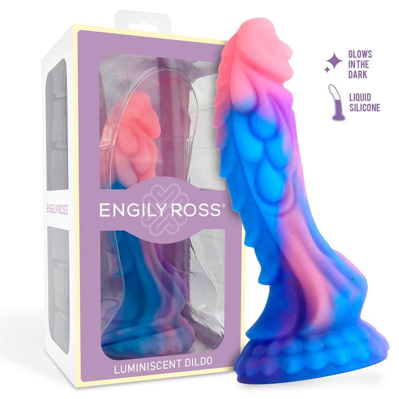 Dildo Dragón Brilla En La Oscuridad BY ENGILY ROSS 18 CM
