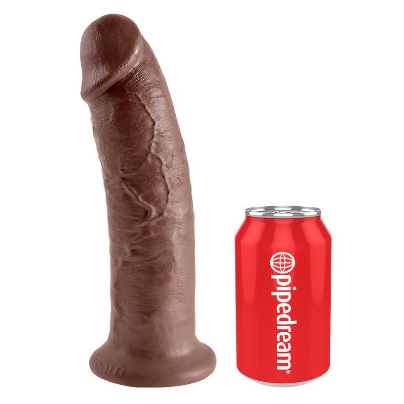 Dildo Masturbador 25 cm Color Marrón KING COCK