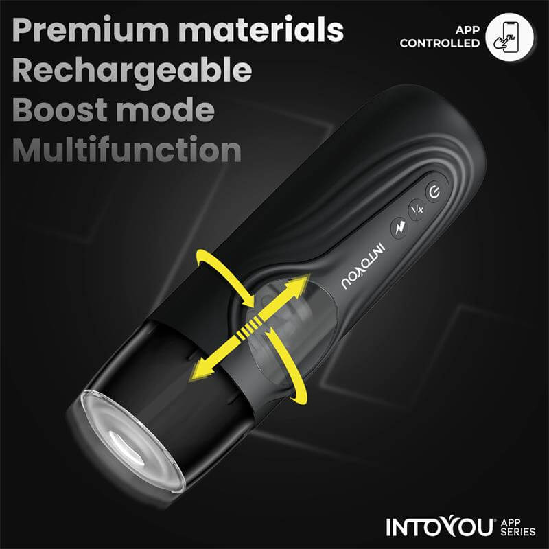 Masturbador masculino inteligente EGOR con empuje y rotación