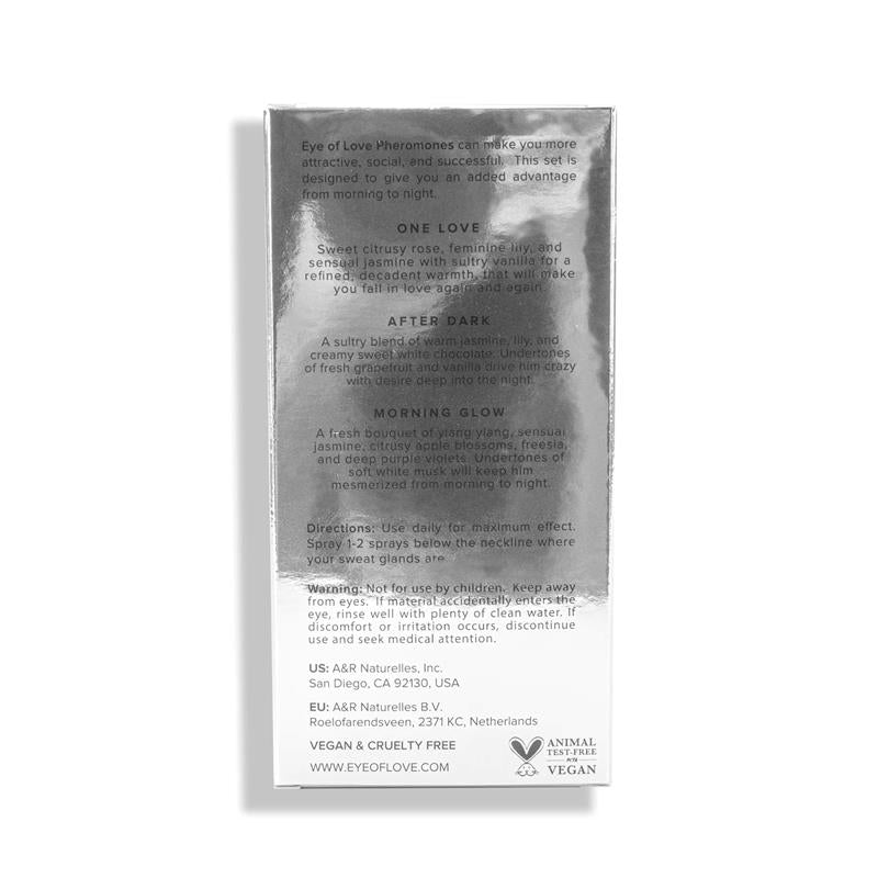 EYE OF LOVE SET De Tres Perfumes Con Feromonas ATTRACT HIM