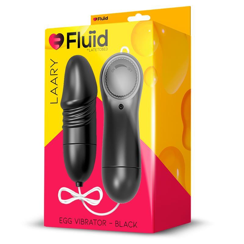 Huevo Vibrador Control Remoto Negro FLUÏD LAARY