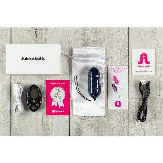Huevo Vibrador OCEAN STORM + CONTROL LRS ADRIEN LASTIC