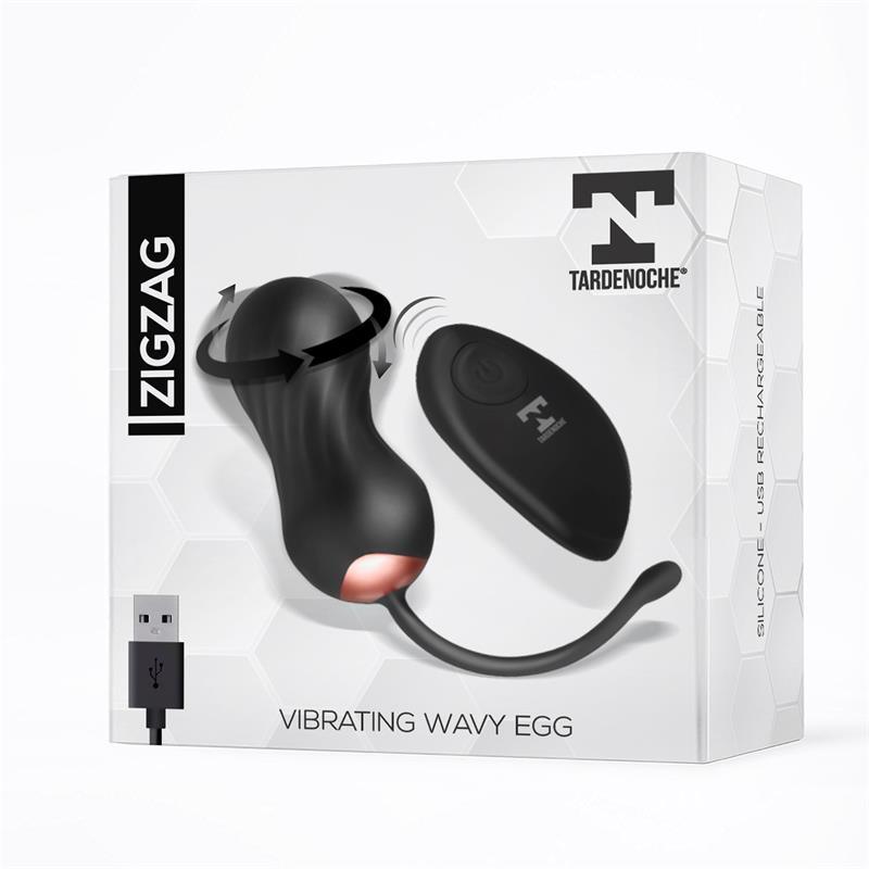 Huevo Zigzageante y Vibrador Con Control Remoto TARDENOCHE ZIGZAG