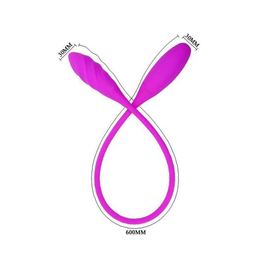 Huevos Vibradores SNAKY COLOR PÚRPURA PRETTYLOVE