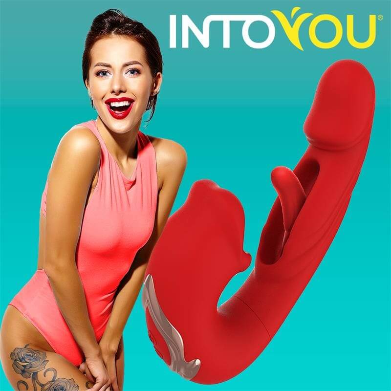 INTOYOU APP SERIES Mouty Vibrador con Función de Mordisqueo y Flipping con App