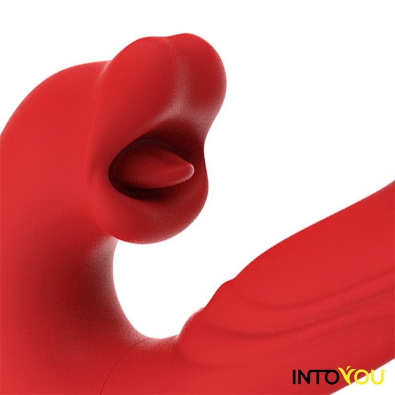 INTOYOU APP SERIES Mouty Vibrador con Función de Mordisqueo y Flipping con App
