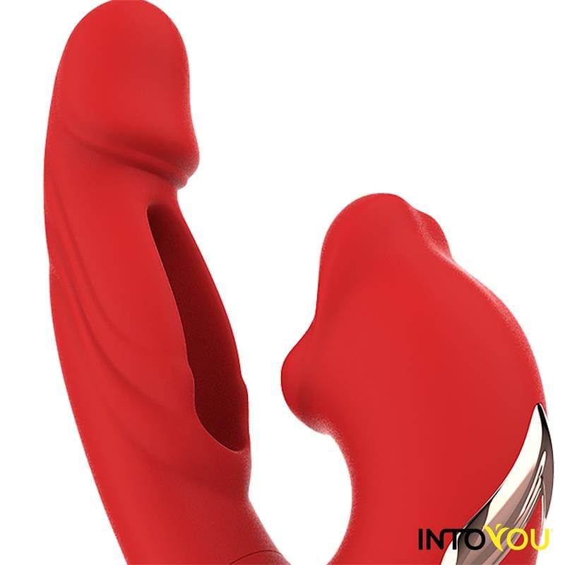 INTOYOU APP SERIES Mouty Vibrador con Función de Mordisqueo y Flipping con App