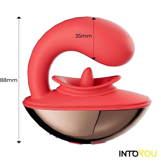 INTOYOU APP SERIES Rondy Estimulador Clítoris con Vibración y Lengua con App