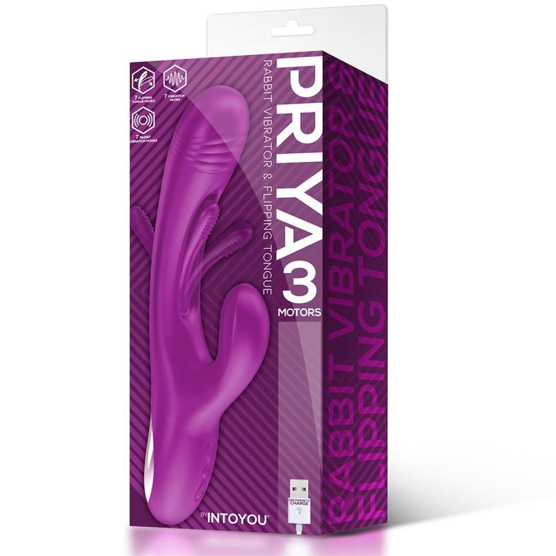 INTOYOU PRIYA Vibrador Con lengua y Movimiento FLIPPING