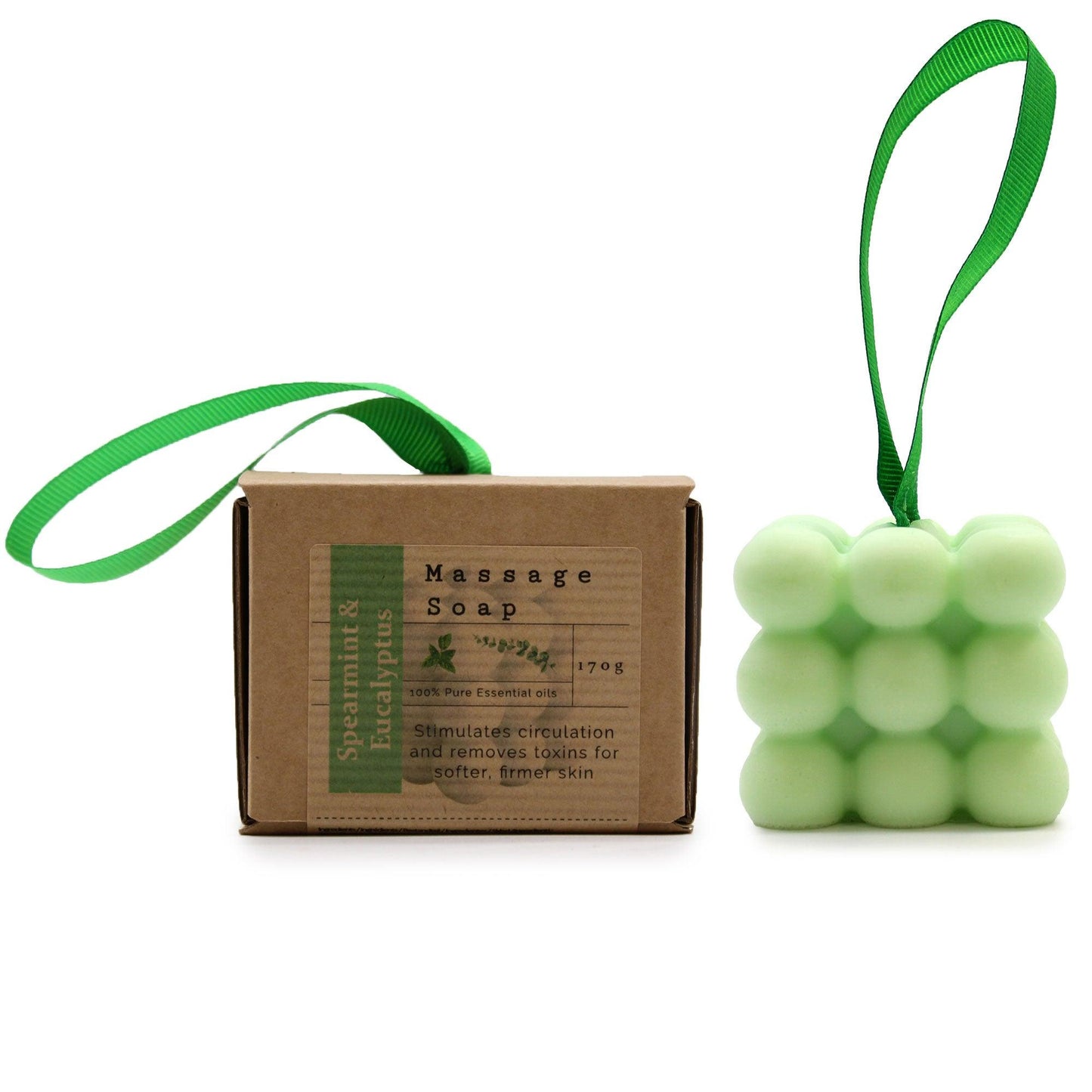 Jabón de Masaje en caja individual - Árbol de Té y Aloe Vera