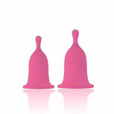 Kit Copas Mensturales Dos Tallas RIANNE S FEMCARE CHERRY