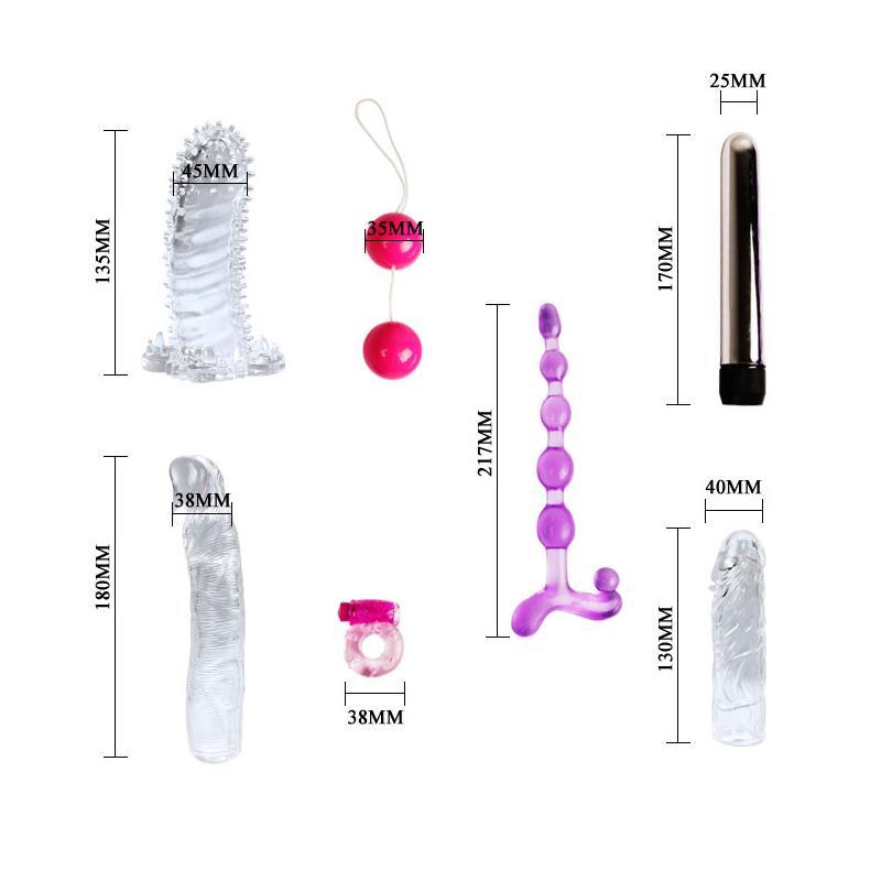 Kit De Vibrador Y Fundas Para El Pene Baile