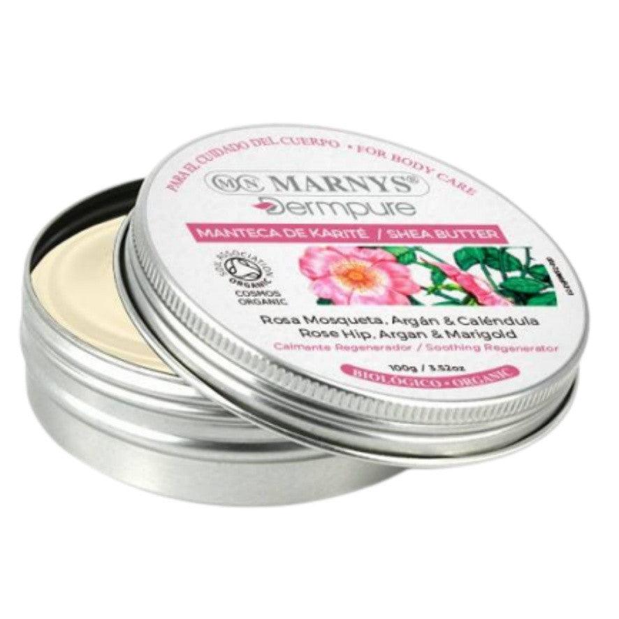 Manteca de Karite Rosa Mosqueta Argan y Calendula Bio Marnys