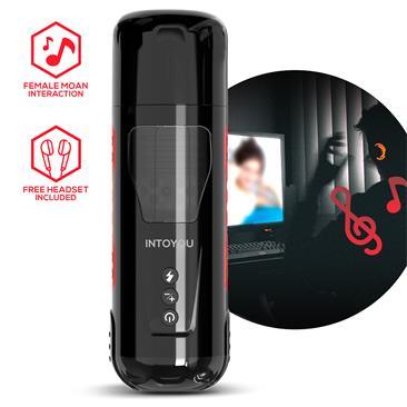 Masturbador Masculino Con Thrusting, Rotación y Gemidos INTOYOU PYRO