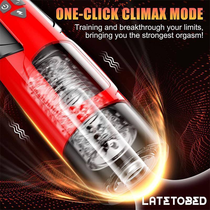 Masturbador TELIO Rotación, Thrusting, Gemidos LATETOBED | Placer Masculino Innovador