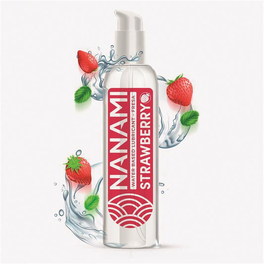 Lubricante al agua vegano de fresa nanami