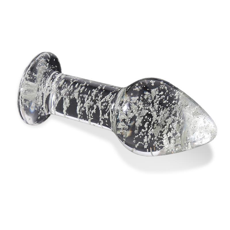 PLUG ANAL DE CRISTAL QUE BRILLA EN LA OSCURIDAD INTOYOU SHINING LINE