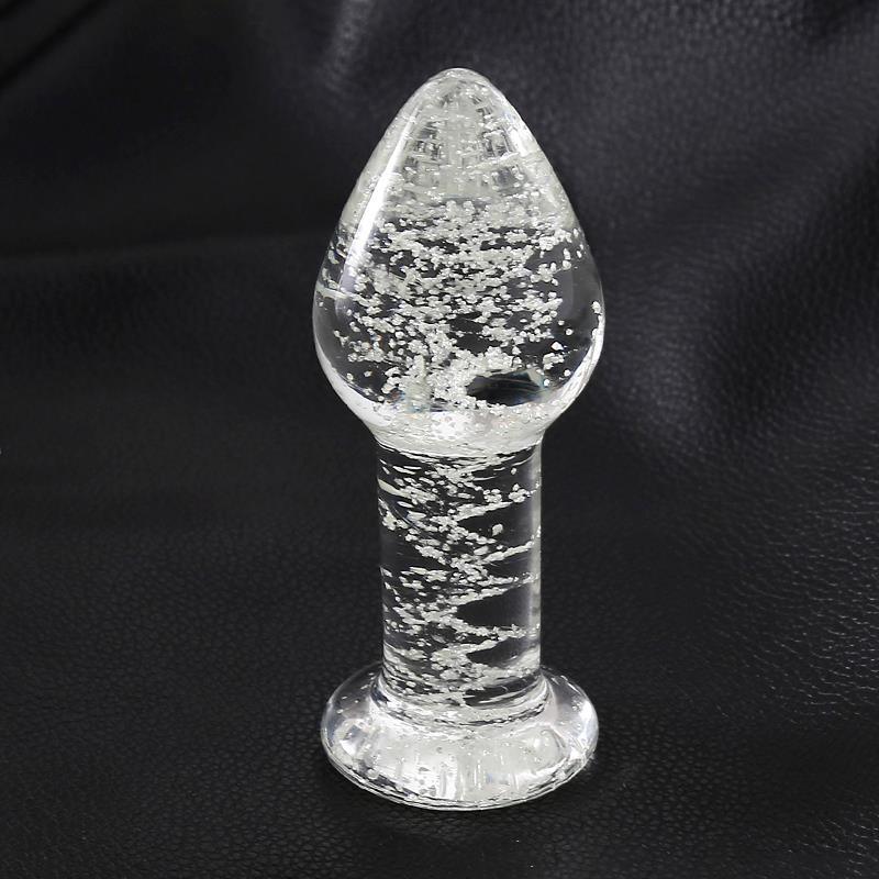 PLUG ANAL DE CRISTAL QUE BRILLA EN LA OSCURIDAD INTOYOU SHINING LINE