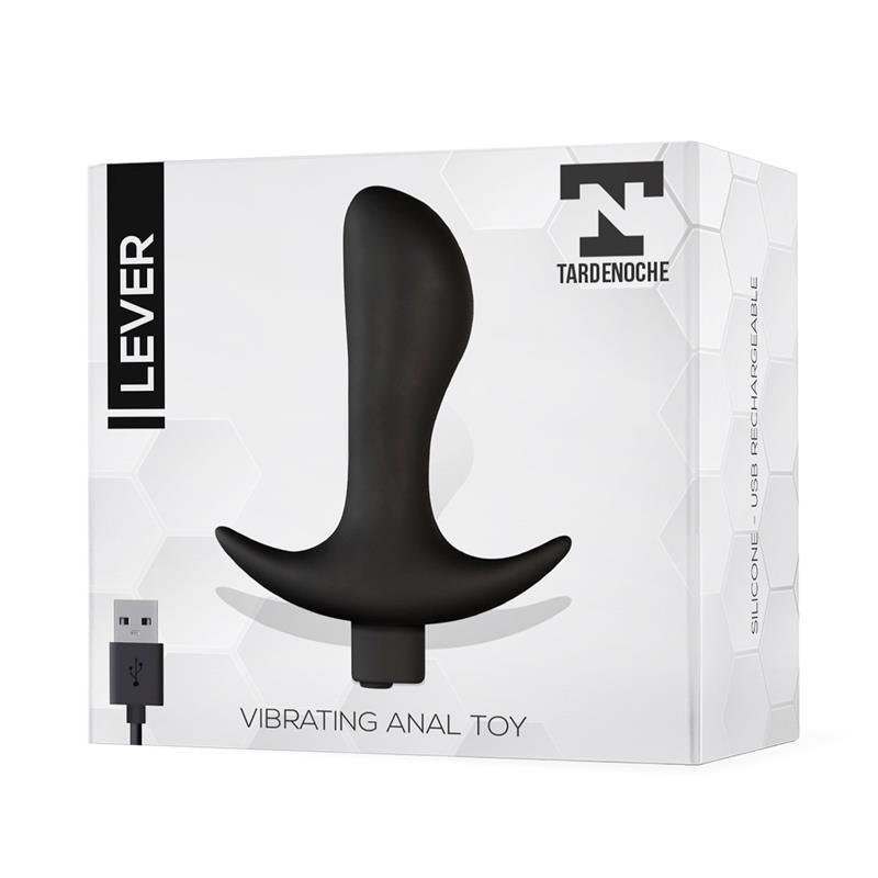 Plug Anal Vibración USB SILICONA TARDENOCHE LEVER