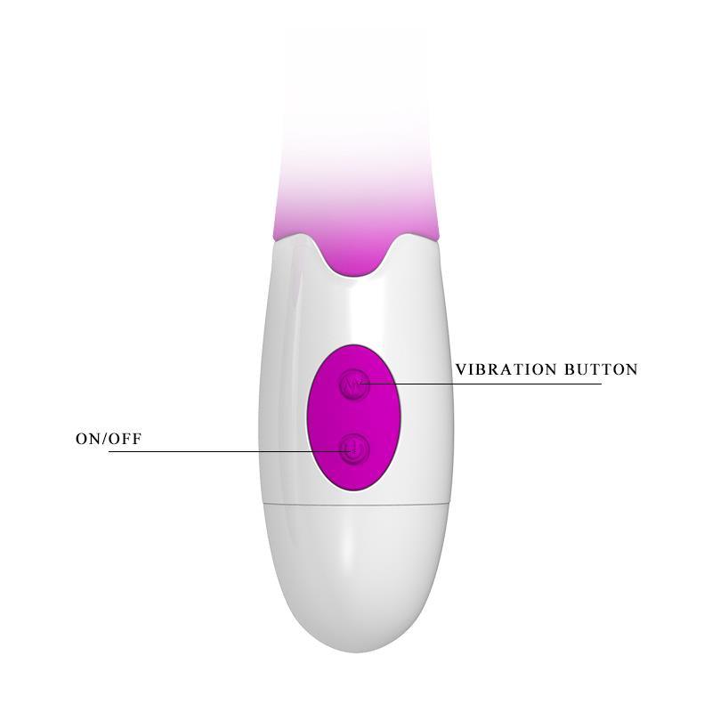 PRETTYLOVE Vibrador Femenino ANDRE COLOR PÚRPURA