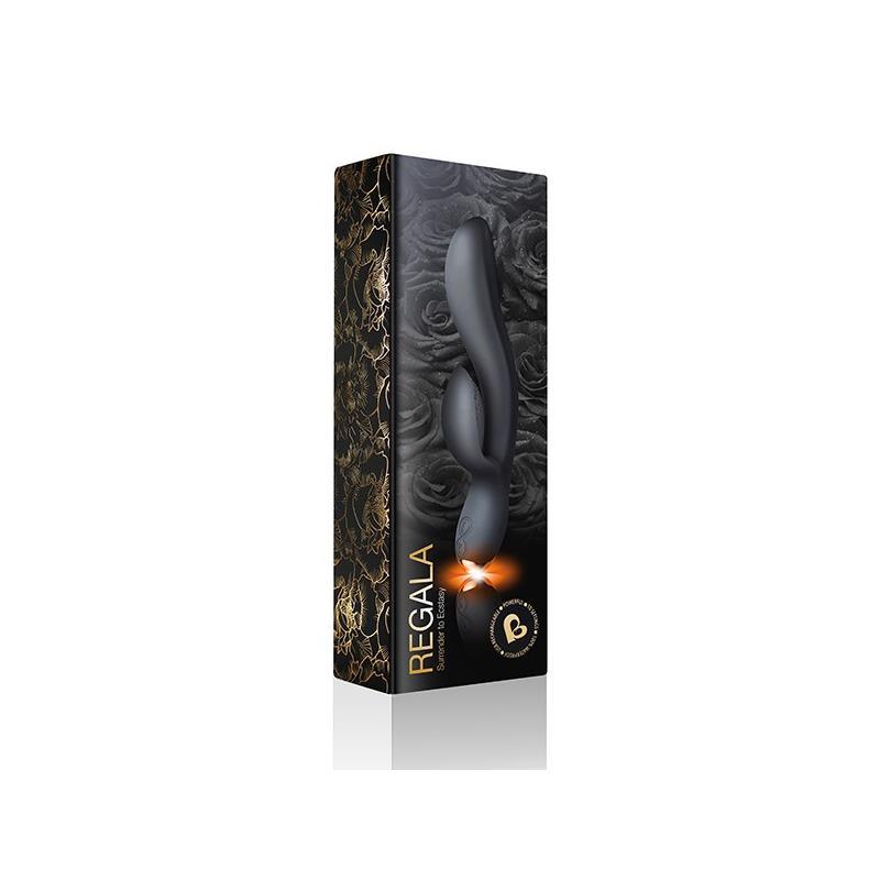ROCKSOFF Vibrador Femenino REGALA DOBLE MOTOR NEGRO