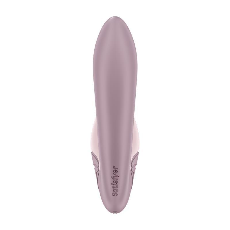 Satisfyer Succionador y Vibrador Super Flexible SUPERNOVA OLD ROSE