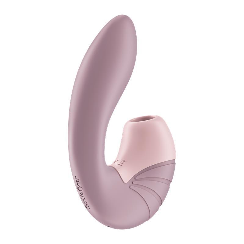 Satisfyer Succionador y Vibrador Super Flexible SUPERNOVA OLD ROSE
