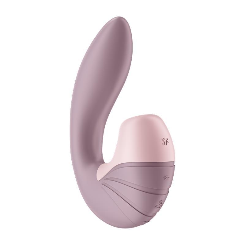 Satisfyer Succionador y Vibrador Super Flexible SUPERNOVA OLD ROSE