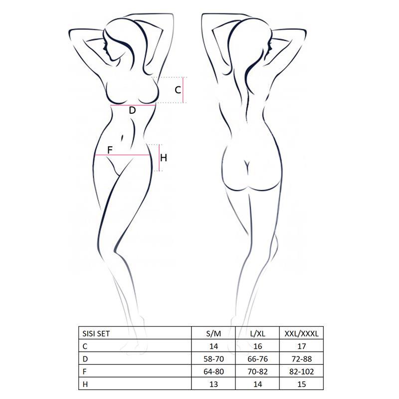 Set Erótico 3 Piezas Rosa AVANUA SISI