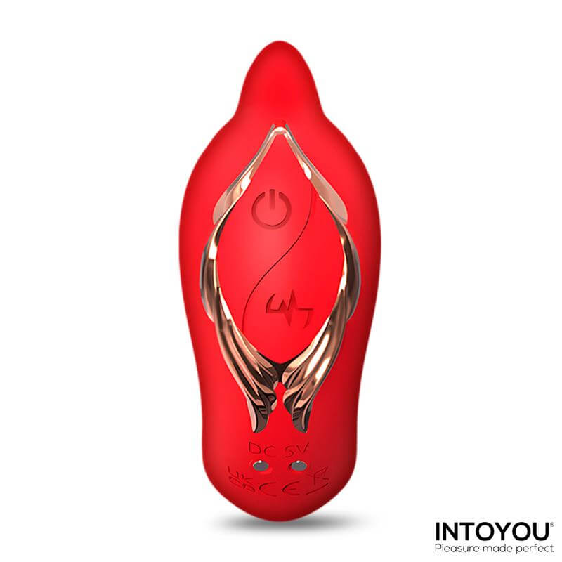 Swana Vibrador de Intoyou con función de lengua, vibración intensa y ángulo ajustable para una experiencia de placer única.