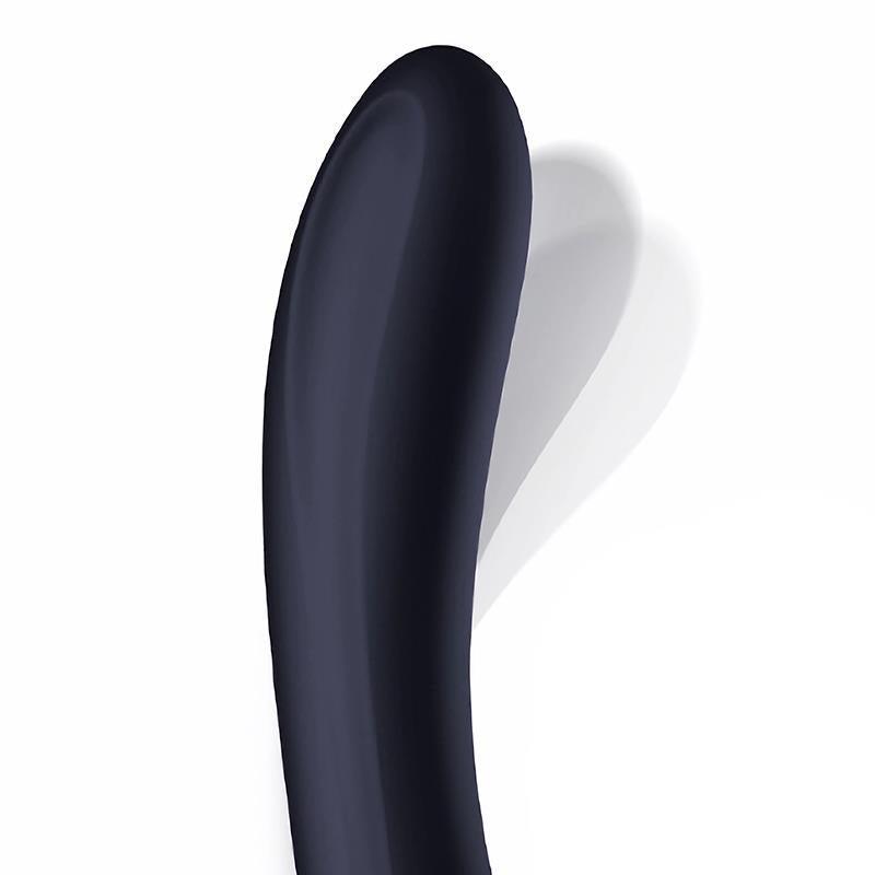 Vibrador Con Lenguas Rotadoras y Movimientos Finger Azul INTOYOU DARKSPACE