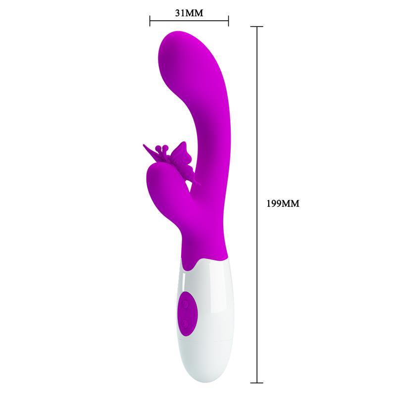 Vibrador Femenino PRETTYLOVE BUTTERFLY KISS