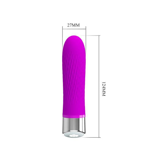 Vibrador Femenino SEBASTIAN SILICONA PURPURA PRETTYLOVE