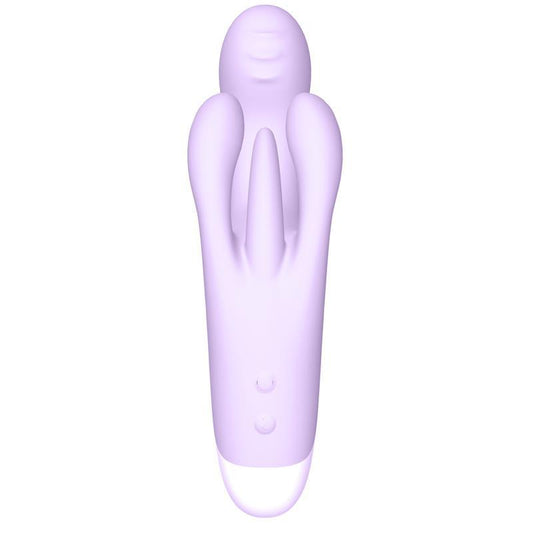 Vibrador Femenino Triple Motor Ergónomico USB SILICONA ÜNIHÖRN BRIGHTLILAC