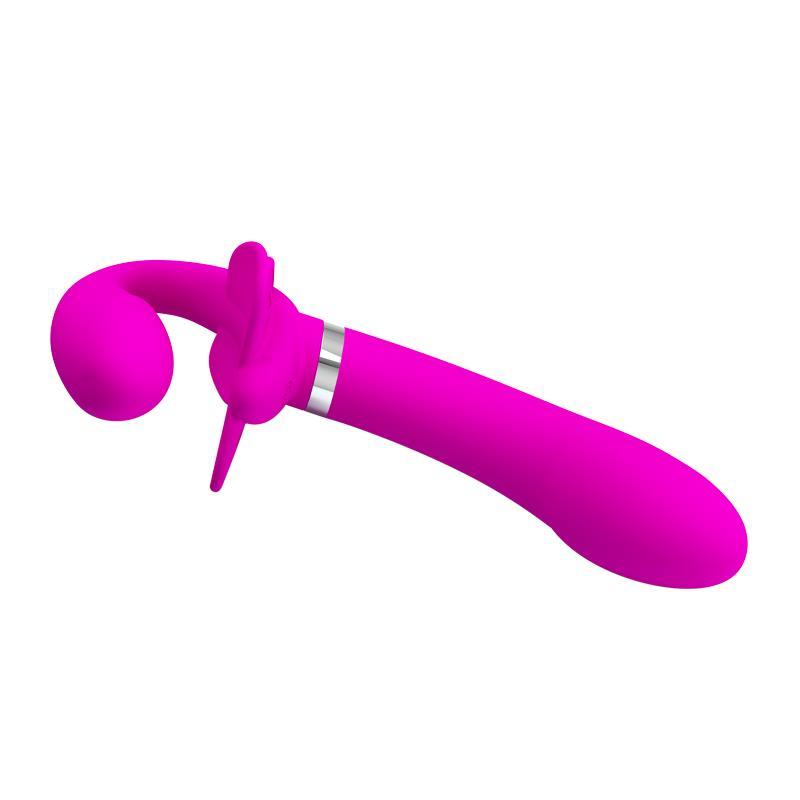 Vibrador para Parejas sin Arnés USB PRETTYLOVE VALERIE