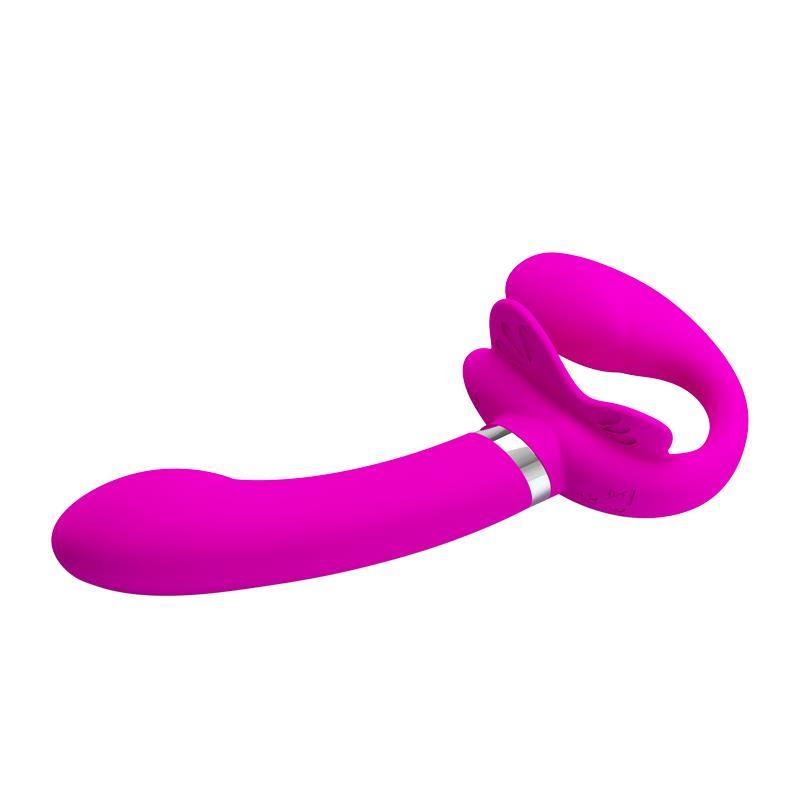 Vibrador para Parejas sin Arnés USB PRETTYLOVE VALERIE