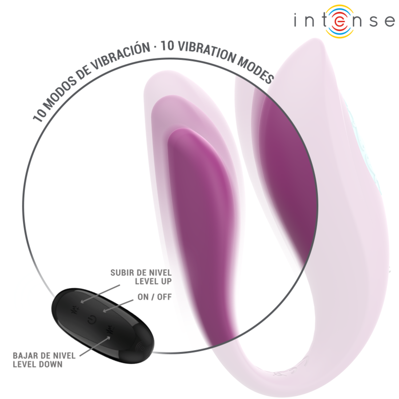 Vibrador Parejas Control Remoto Forma de U ANNIE