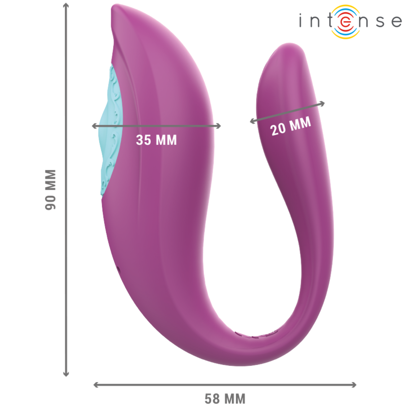 Vibrador Parejas Control Remoto Forma de U ANNIE