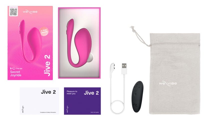 Vibrador Parejas Punto G y Clítoris - WE - VIBE JIVE 2 ELECTRIC PINK