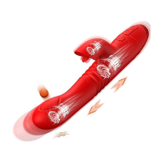 Vibrador y Succionador Clítoris CON THRUSTING Y PULSACIÓN ENGILY ROSS VELVET