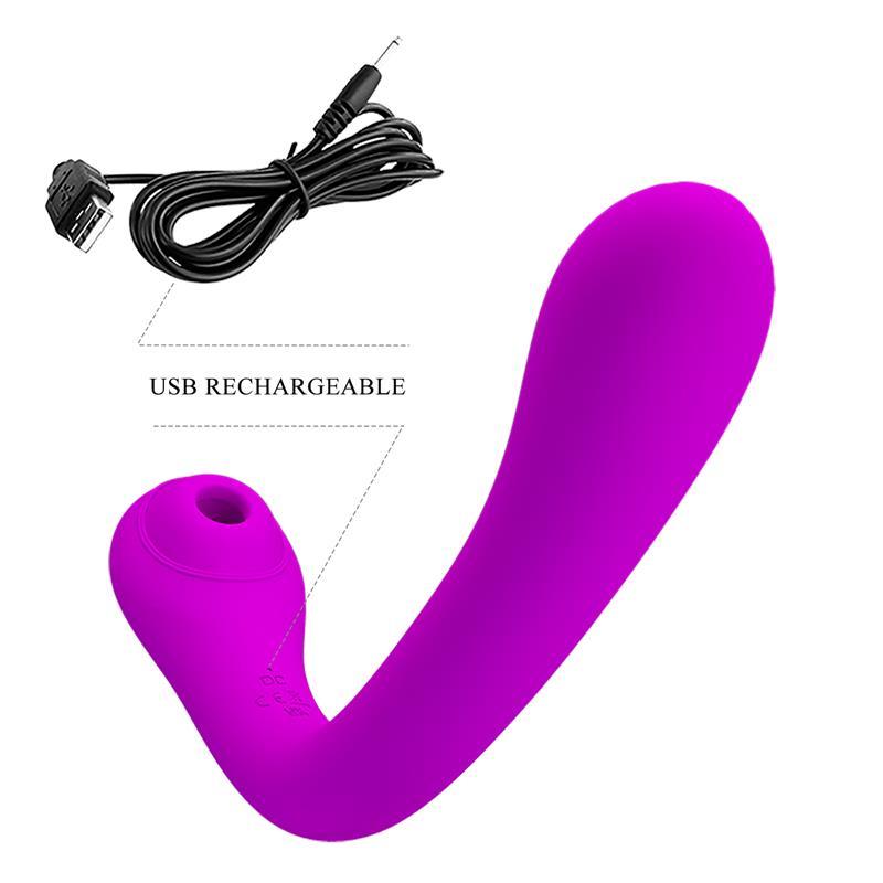 Vibrador y Succionador De Clítoris PRETTYLOVE ALEX