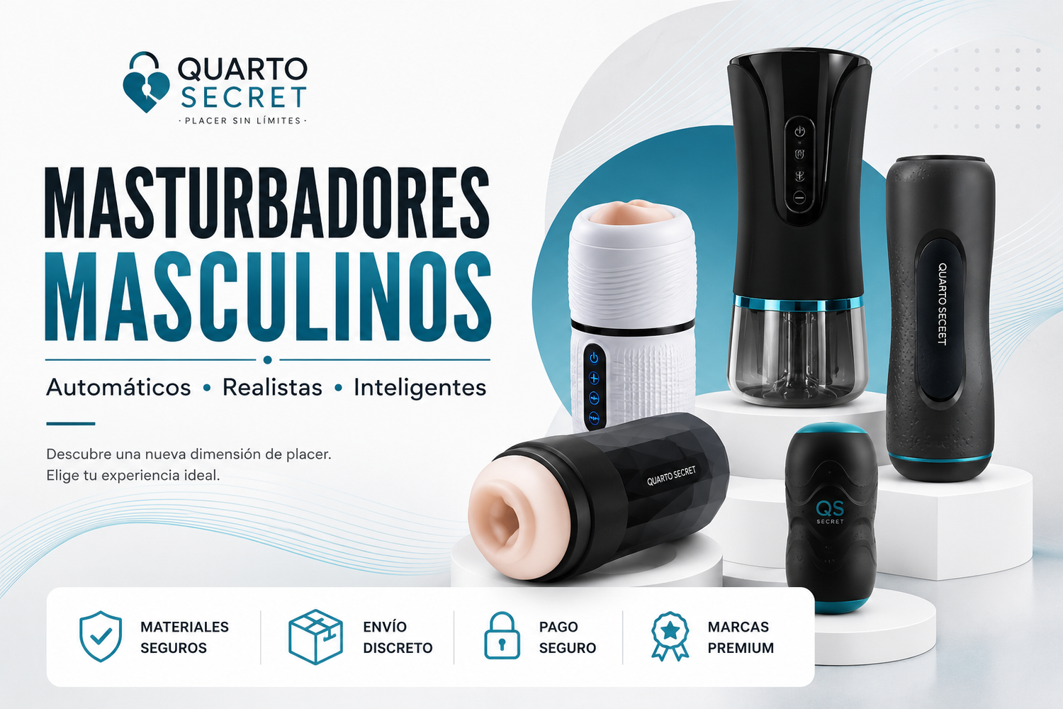 Masturbadores masculinos, interactivos, inteligentes, automaticos, manuales